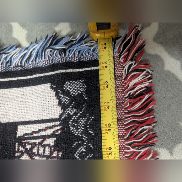 Vintage Goodwin Weavers 100% Cotton Lighthouse Tapestry Throw Blanket 63″x44″ - Picture 7 of 7